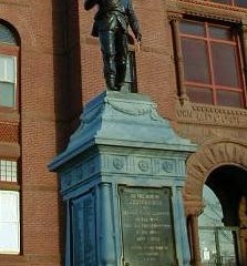 Southbridge Civil War Monument.
Photo courtesy of Dick Whitney's History Site