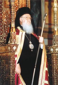 His All Holiness Bartholomew Archbishop of Constantinople-New Rome  and Ecumenical Patriarch