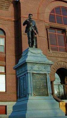 Southbridge Civil War Monument. Photo courtesy of Dick Whitney's History Site