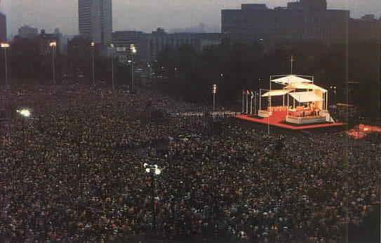 Pope John Paul II on Boston Common 1979