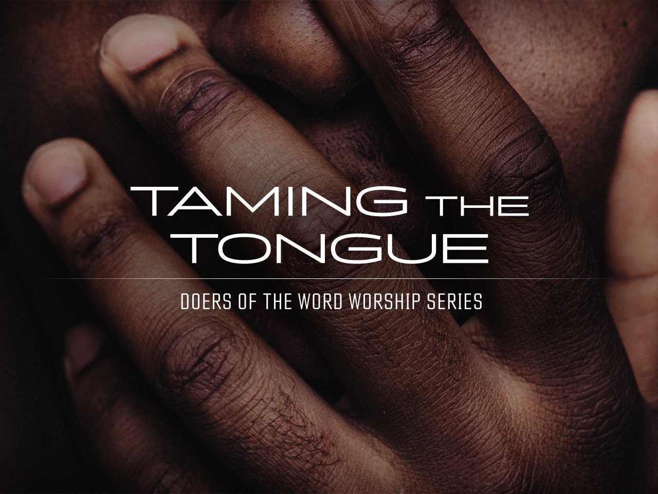 Sermon Taming the Tongue Rev. Peter M Preble